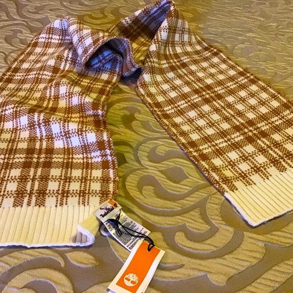 Timberland Accessories - TIMBERLINE SCARF, Brown and white, NWT, Sold for $60.00.